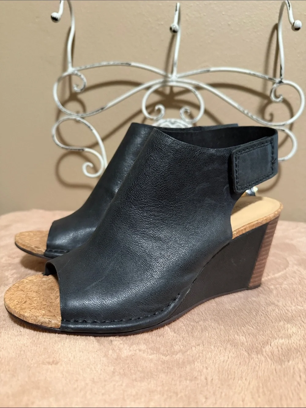 Clarks wedge sandals